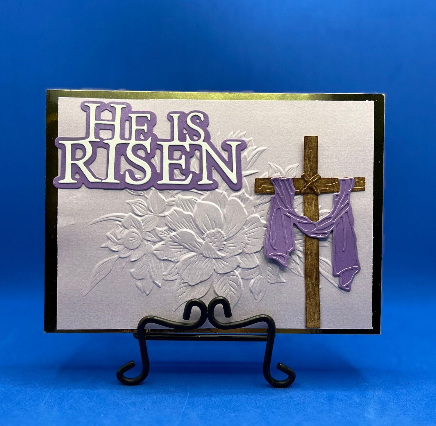 "He Is Risen"- Purple