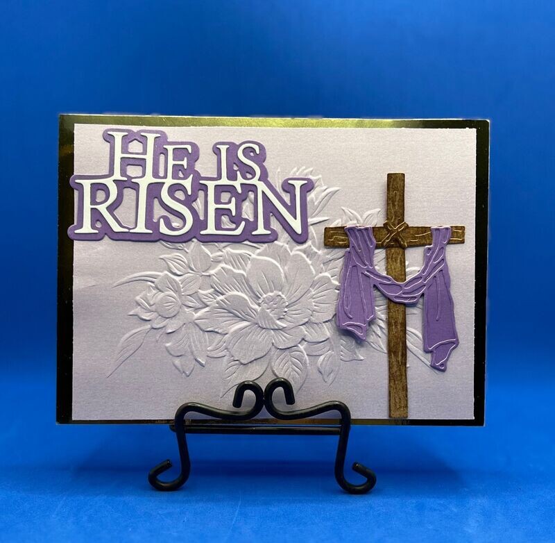"He Is Risen"- Purple