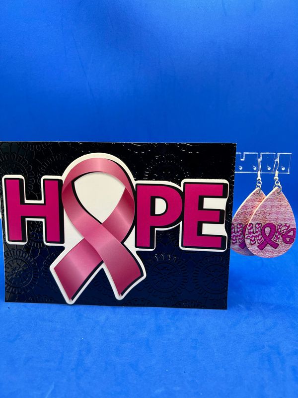 Set - Set - "Hope" Card & Earrings