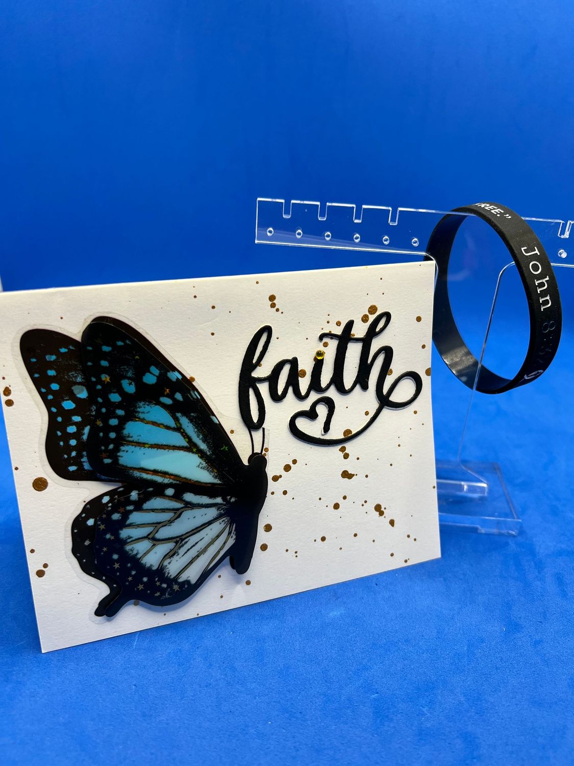 Set - Set - " Faith" Card & Bracelet