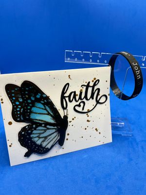 Set - Set - " Faith" Card & Bracelet