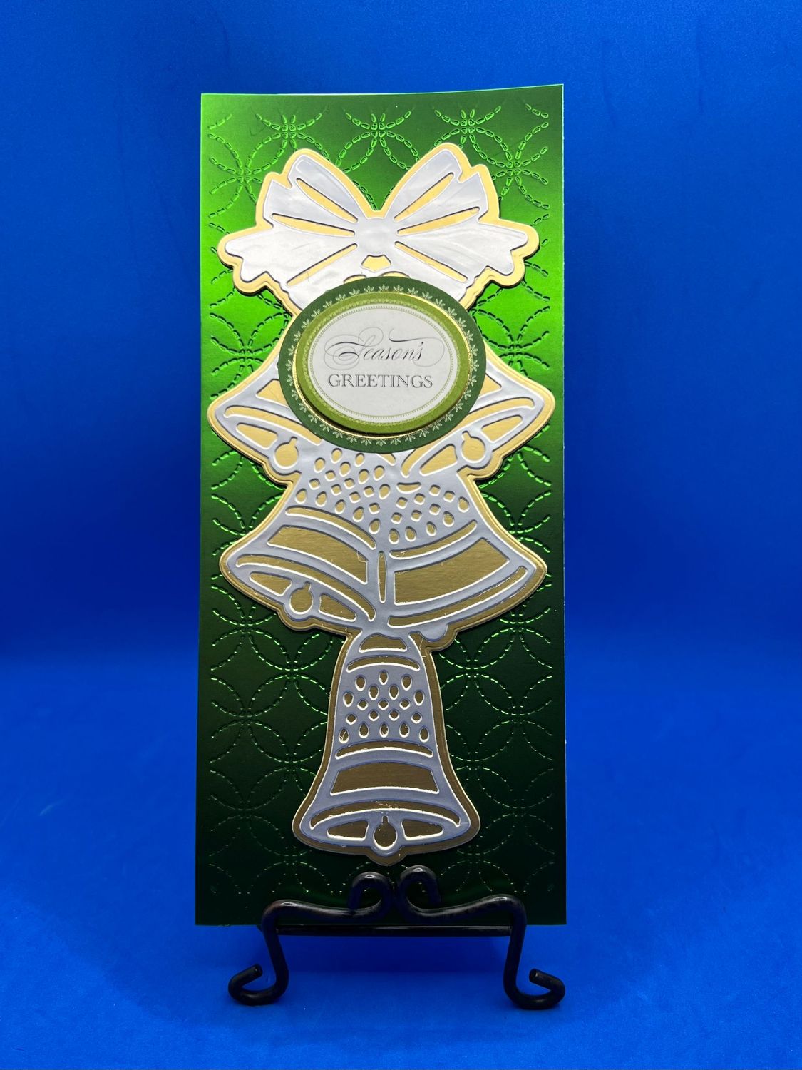 Christmas Bells - Green, Gold & Silver Christmas Bells - Green, Gold & Silver