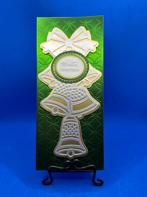 Christmas Bells - Green, Gold & Silver Christmas Bells - Green, Gold & Silver