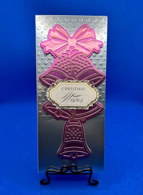 Christmas Bells - Pink & Silver Christmas Bells - Pink & Silver
