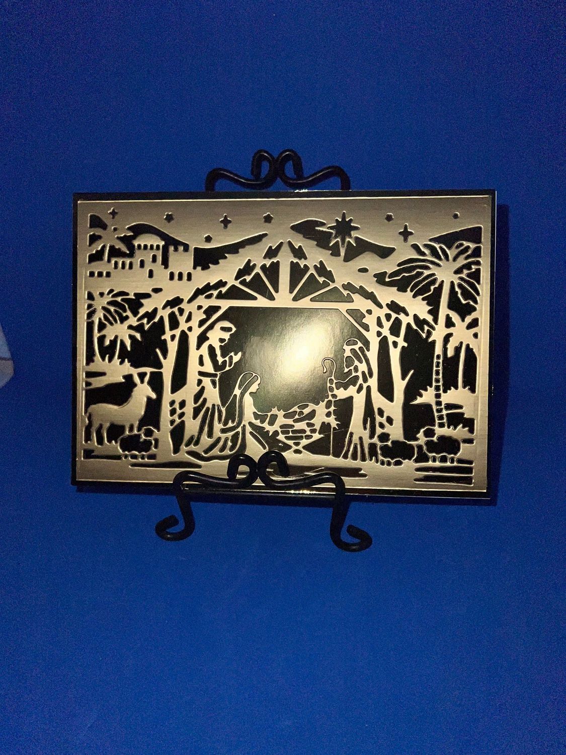 " Golden Nativity Scene"