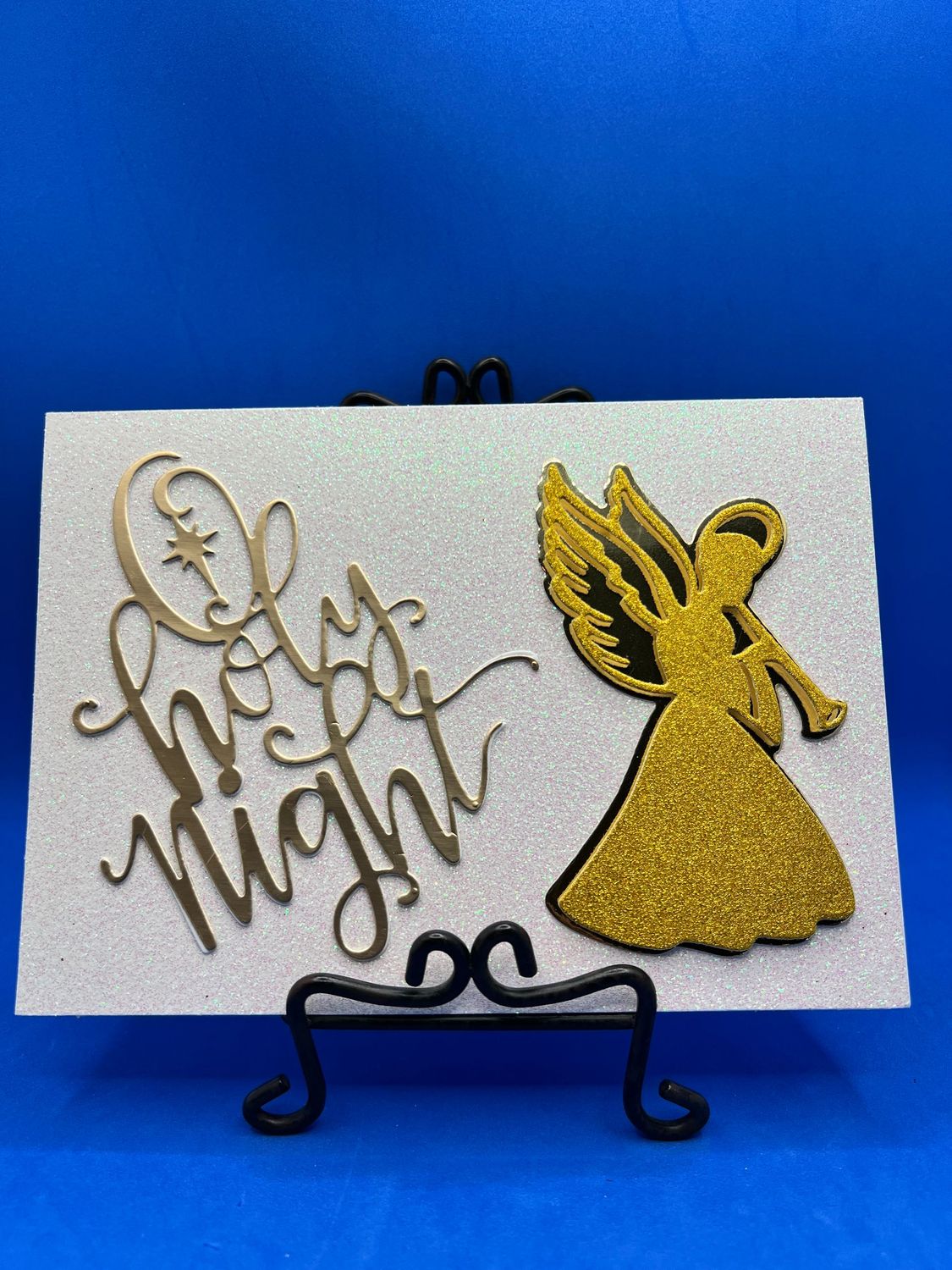 "Oh Holy Night- Gold and White"