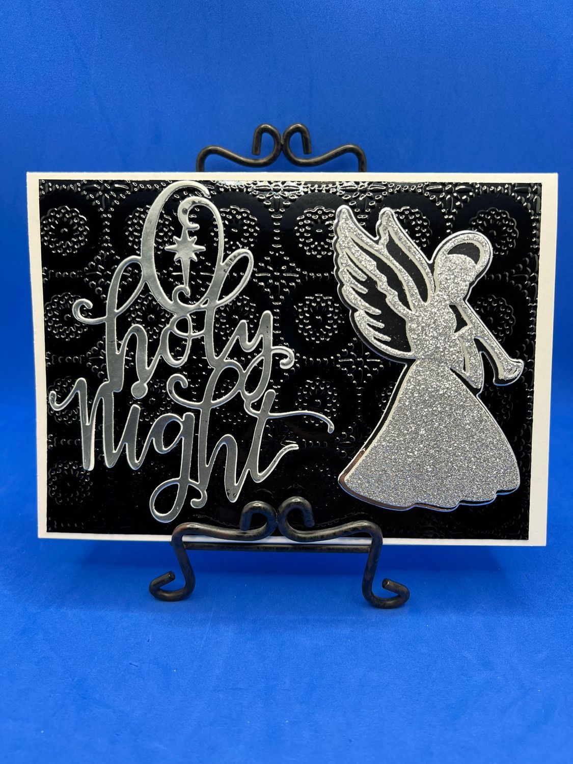 "Oh Holy Night- Black & Silver"
