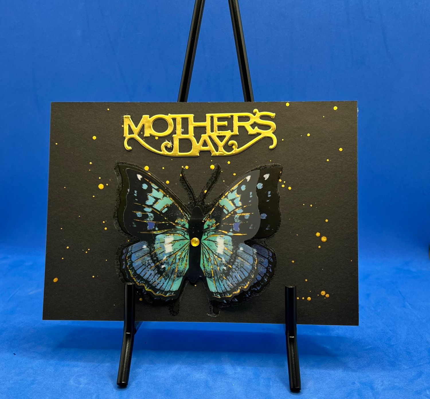 HAPPY MOTHER'S DAY - BLUE BUTTERFLY HAPPY MOTHER'S DAY - BLUE BUTTERFLY