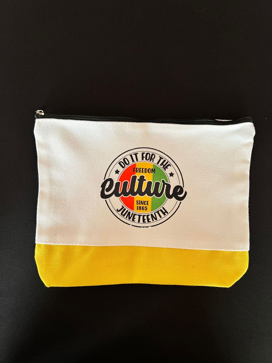 Cosmetic Bag Do It For The Culture Yellow Base Cosmetic Bag Do It For The Culture Yellow Base