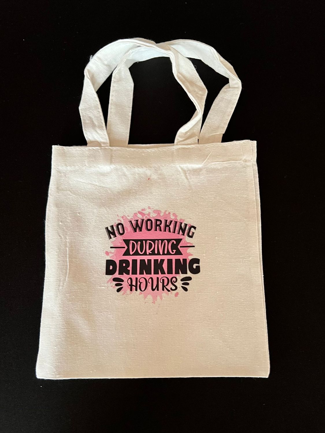 Mini Tote- Drinking Hours Mini Tote- Drinking Hours