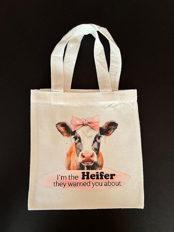 Mini Tote- Heifer Mini Tote- Heifer