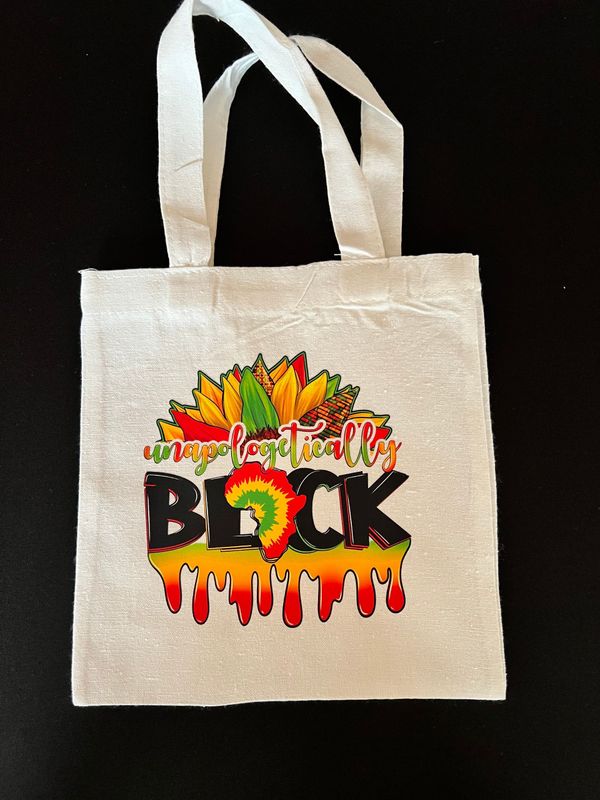 Mini Tote- Unapologetically Black Mini Tote- Unapologetically Black