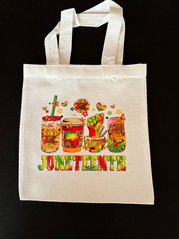 Mini Tote- Juneteenth Mini Tote- Juneteenth