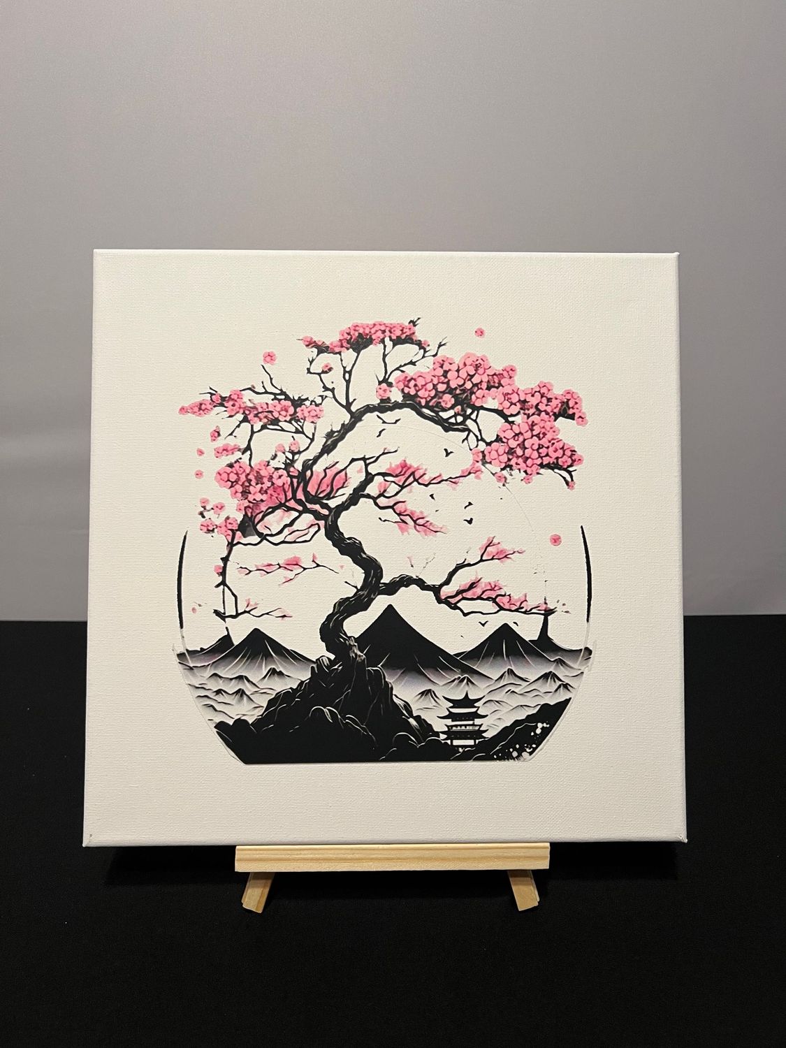 Pink Blossoms - 12x12 Pink Blossoms - 12x12