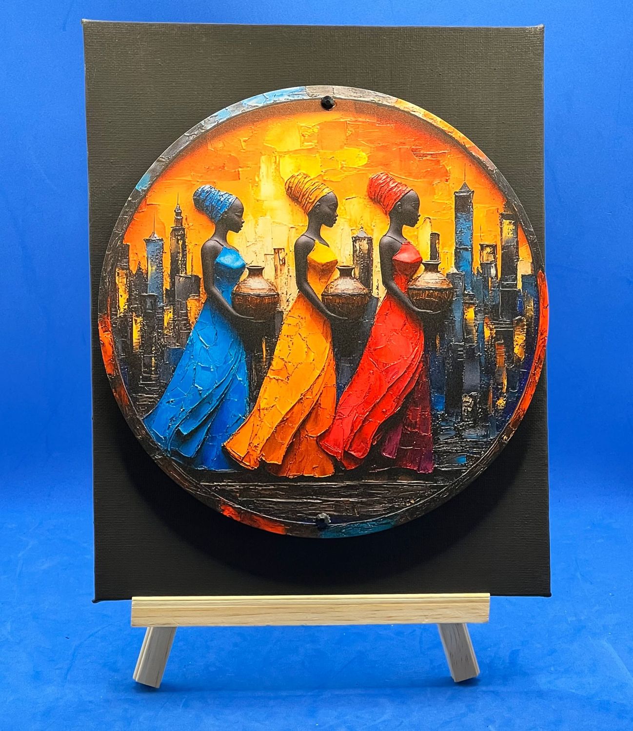 3-D Canvas Art 3-D Canvas Art "Take Me To the Well"