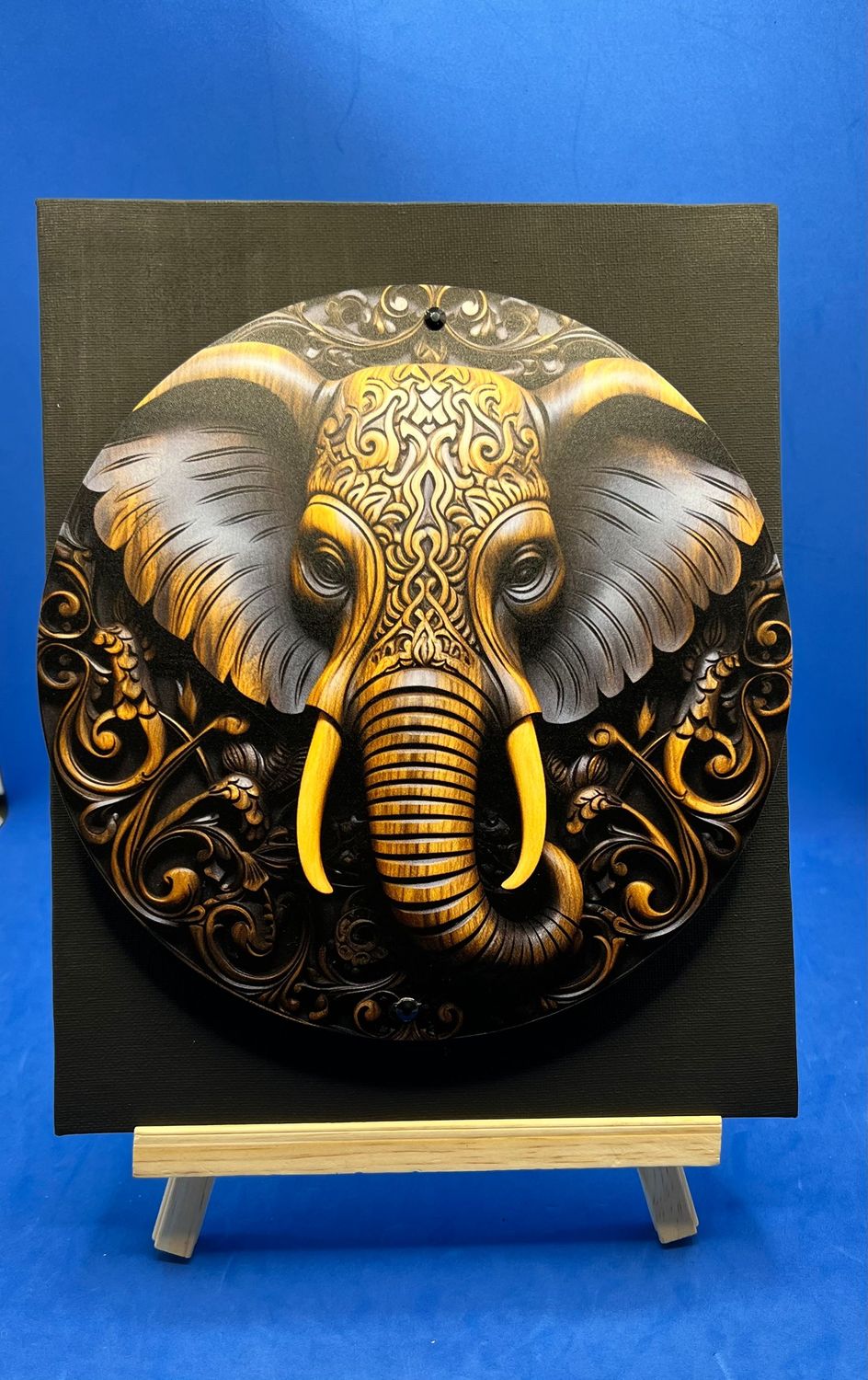 3-D Canvas Art "Elephant"
