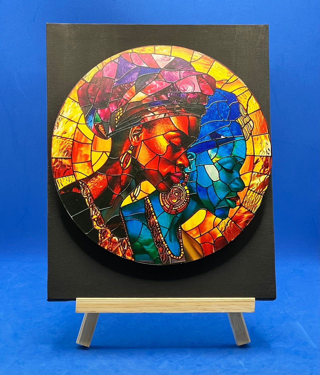 3-D Canvas Art "Stained Glass"