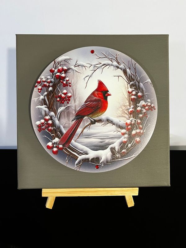 3-D Canvas Art 3-D Canvas Art "Cardinal"
