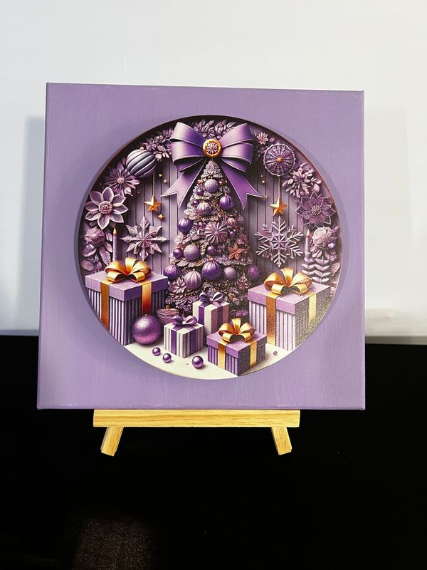 3-D Canvas Art 3-D Canvas Art "Purple Tree"