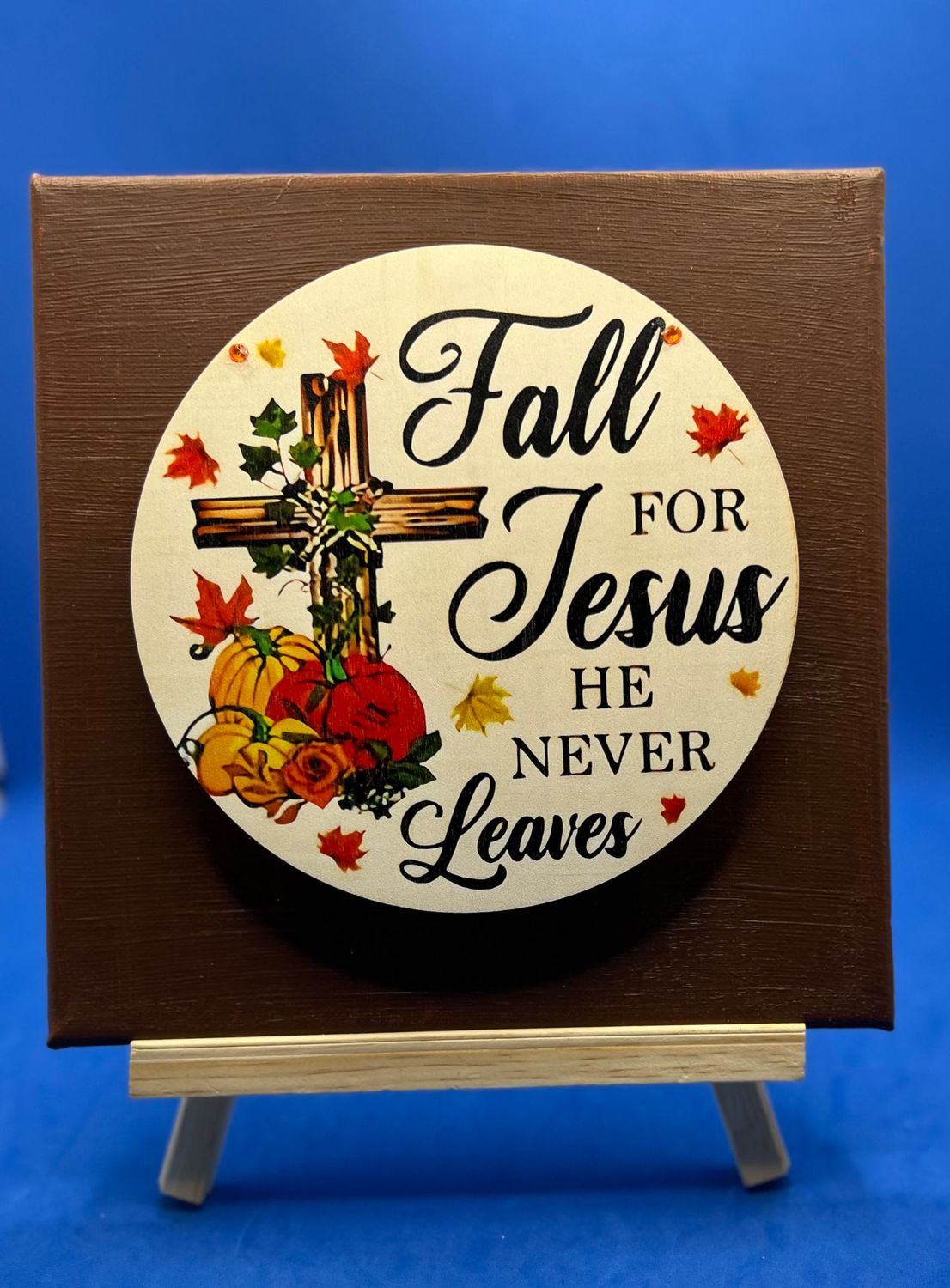 3-D Canvas Art "Fall For Jesus"