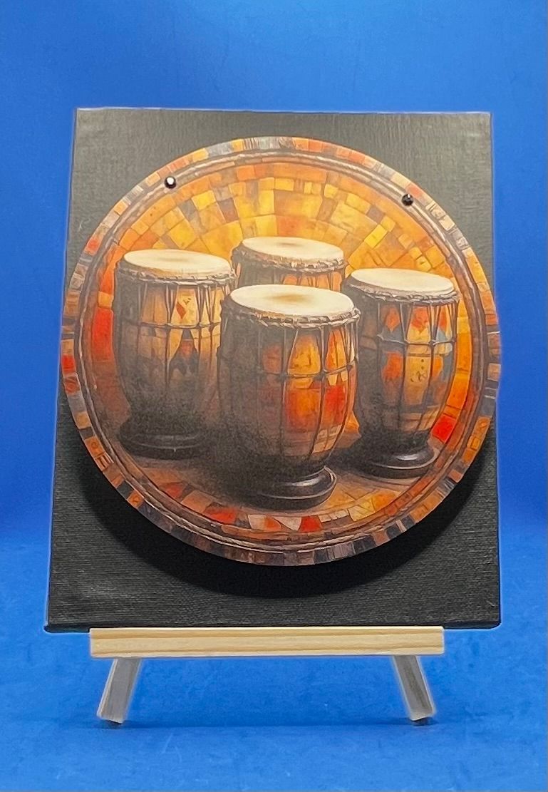 3-D Canvas Art 3-D Canvas Art "African Drums"