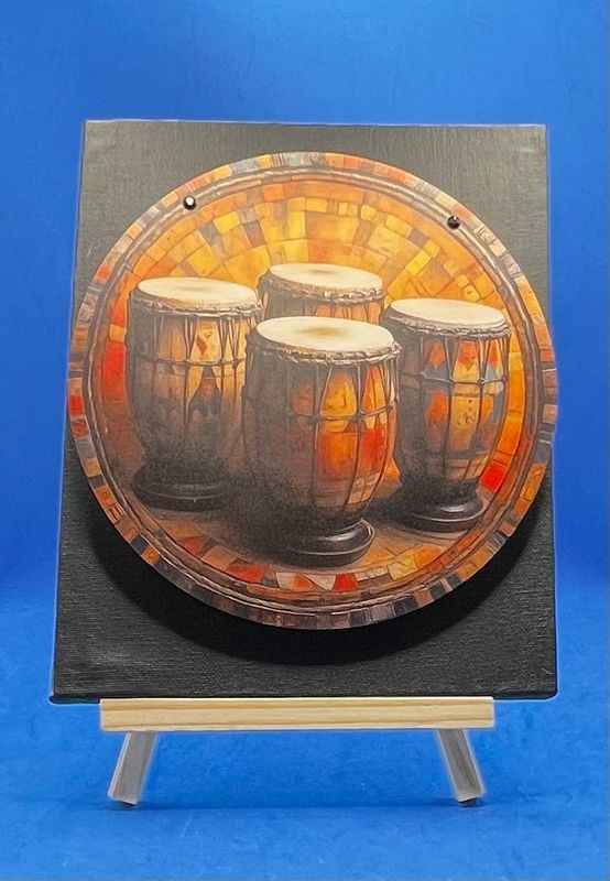 3-D Canvas Art 3-D Canvas Art "African Drums"
