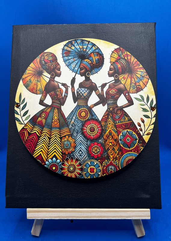 3-D Canvas Art 3-D Canvas Art "TRIO"
