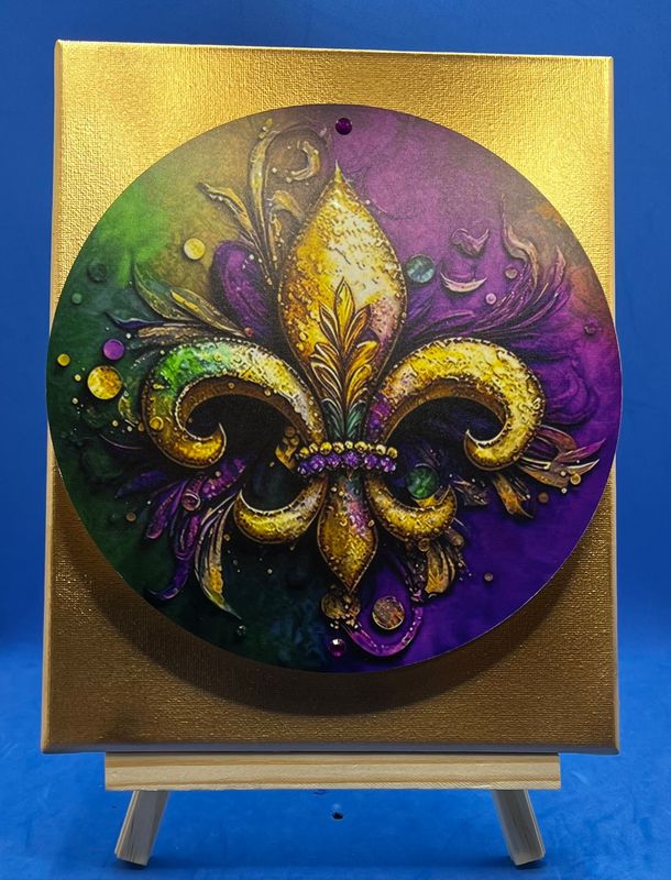 3-D Canvas Art 3-D Canvas Art "Mardi Gras"