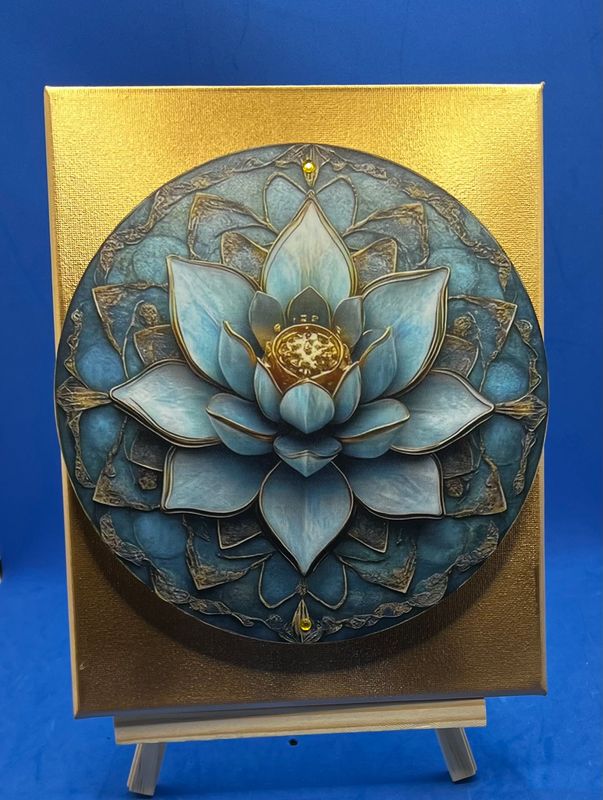 3-D Canvas Art 3-D Canvas Art "Lotus Flower"