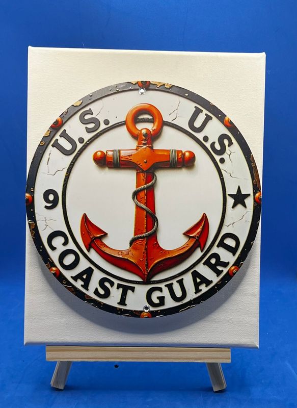3-D Canvas Art 3-D Canvas Art "US Coast Guard"