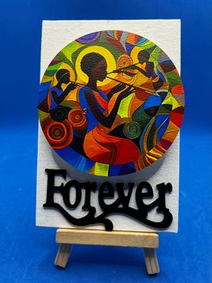 Destop: 3-D Canvas Art "Forever"