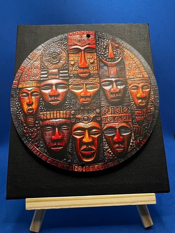 3-D Canvas Art 3-D Canvas Art "The Tribe"