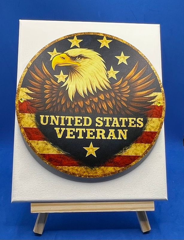 3-D Canvas Art 3-D Canvas Art "United States Veteran"