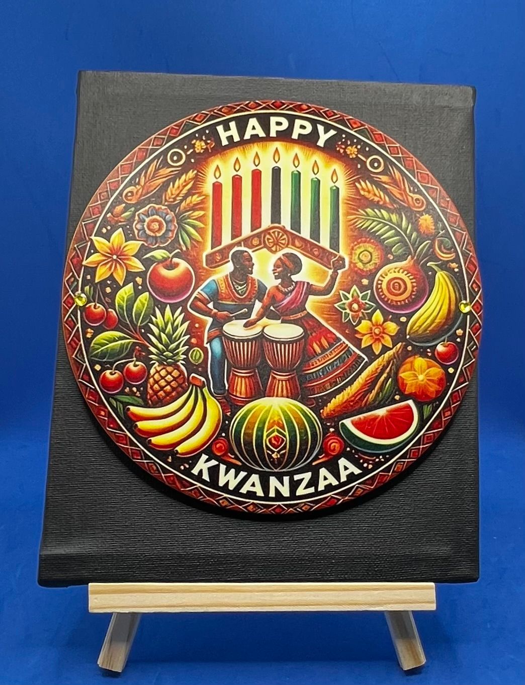 3-D Canvas Art 3-D Canvas Art "Happy Kwanzaa"