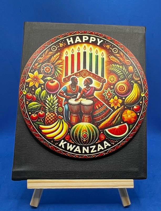 3-D Canvas Art 3-D Canvas Art "Happy Kwanzaa"