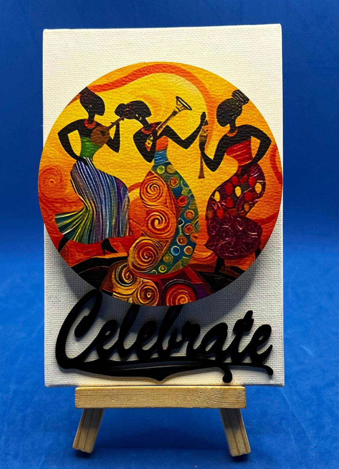 Destop: 3-D Canvas Art "Celebrate"