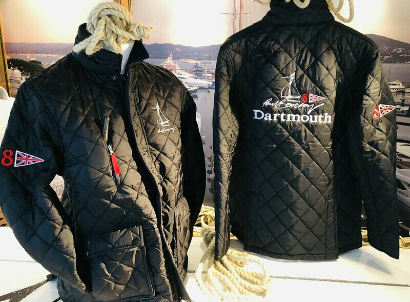 Quilted Black Embroidered Jacket