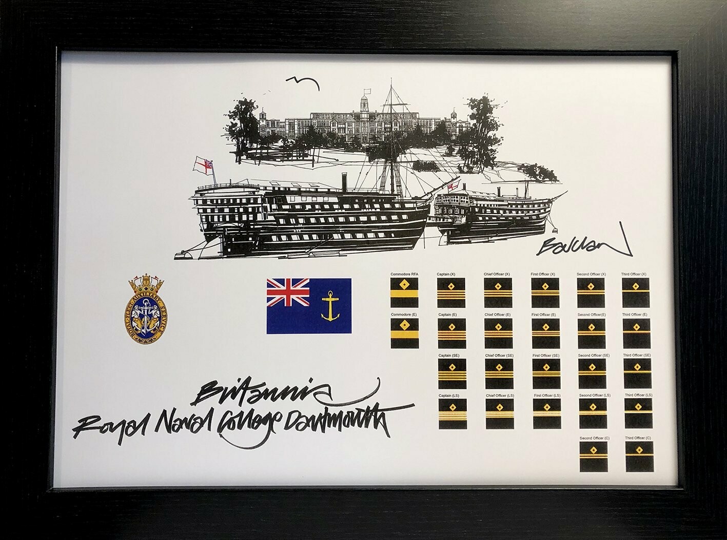Framed BRNC Ranks