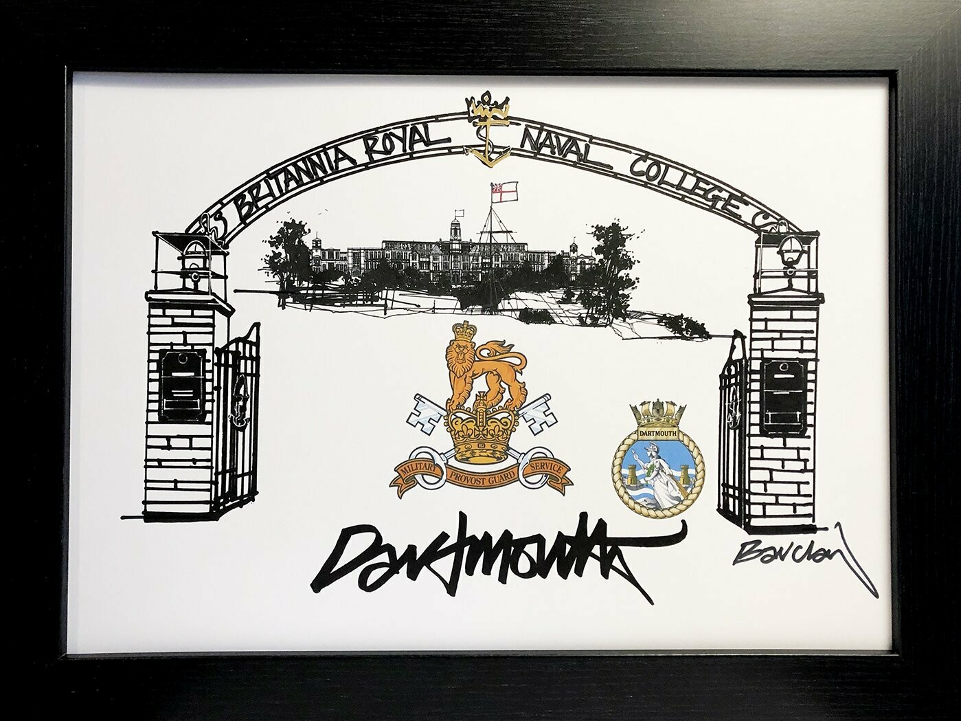 BRNC Gates with MPGS Crest