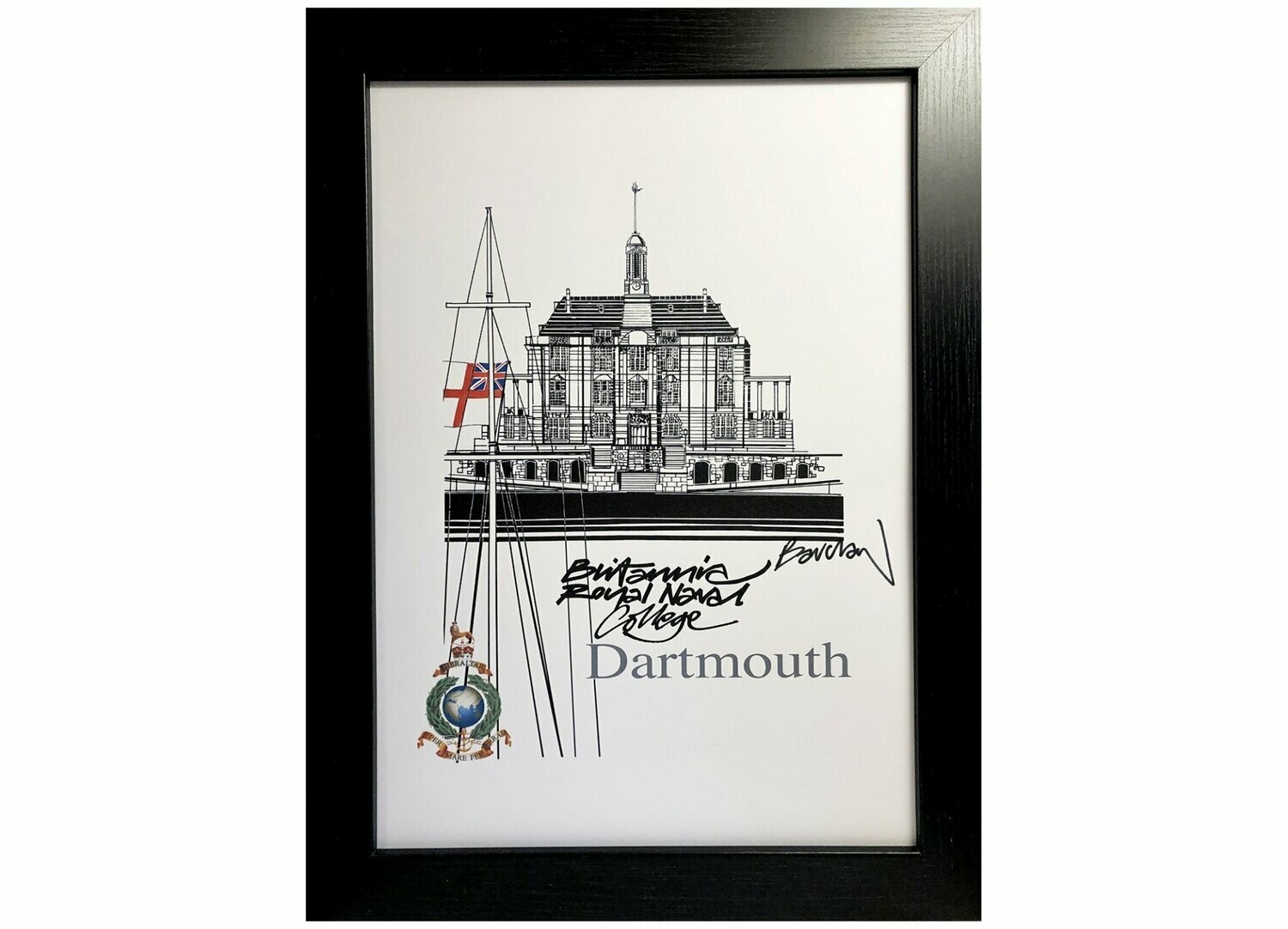 BRNC Programme Cover Royal Marines Crest