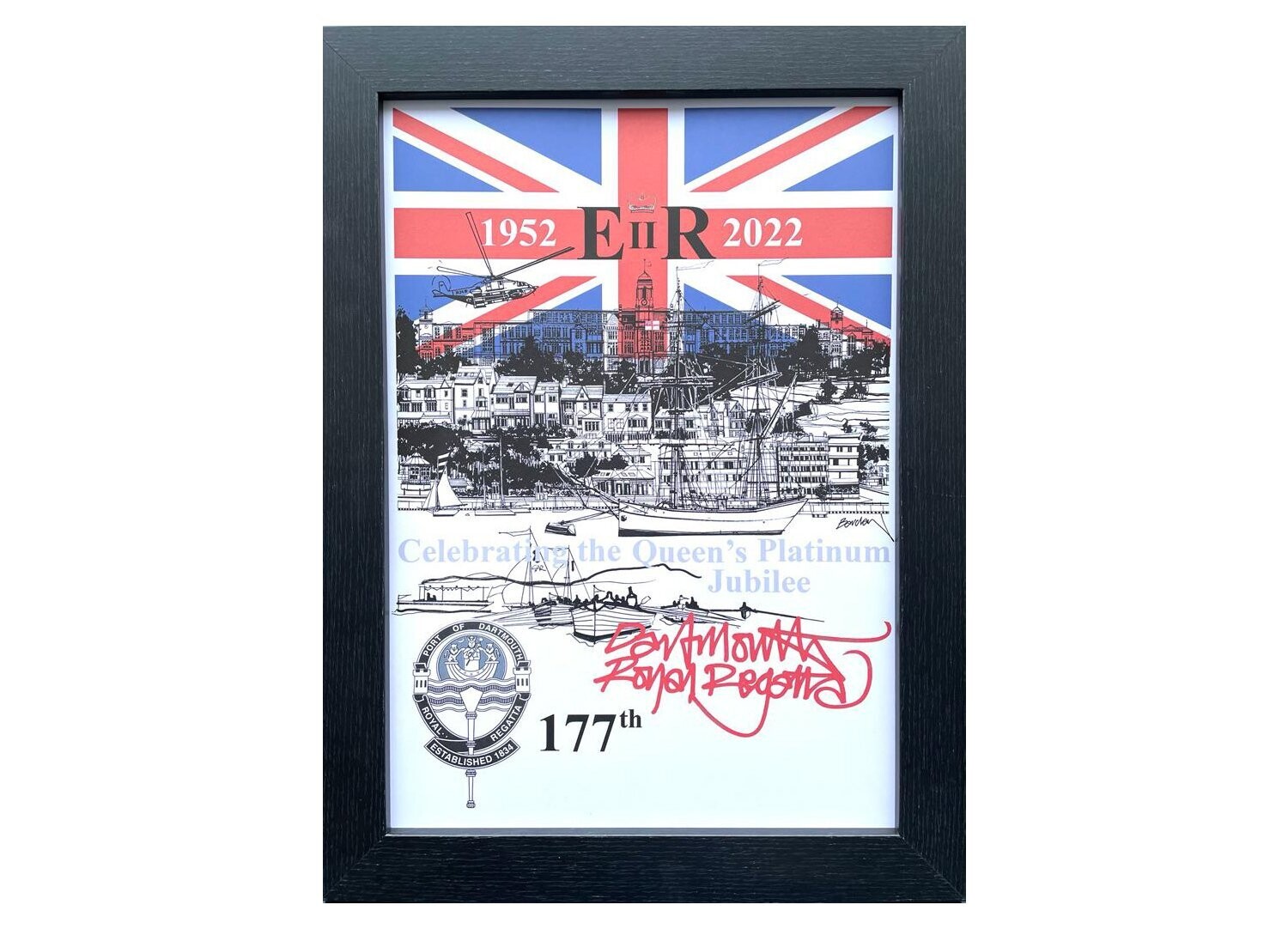 Port of Dartmouth Royal Regatta Framed Print 2022