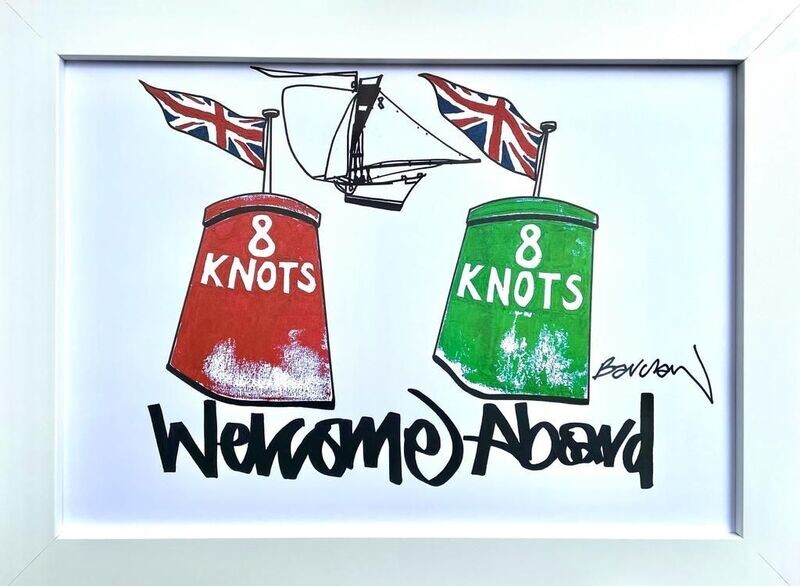 Welcome Aboard 8 Knot Buoy