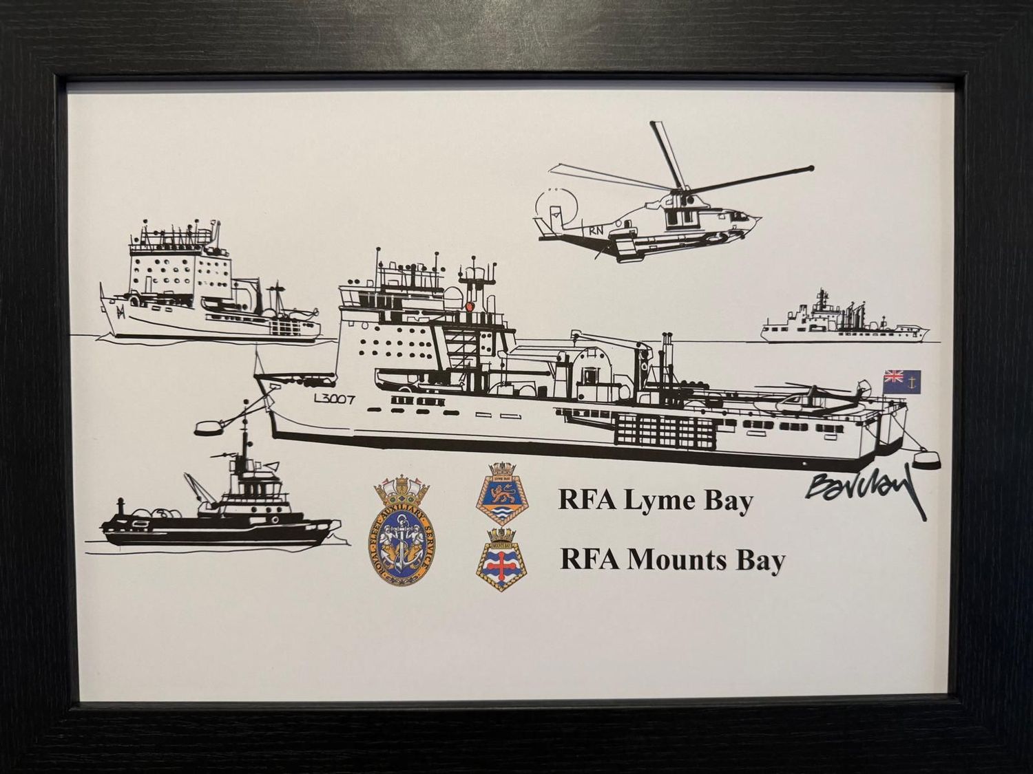 RFA Lyme Bay RFA Mounts Bay
