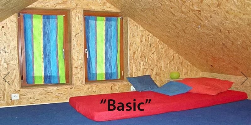 Unterkunft Tannfeld, Kategorie "Basic", 26.-28. September 2025 (Handpan-Workshop)