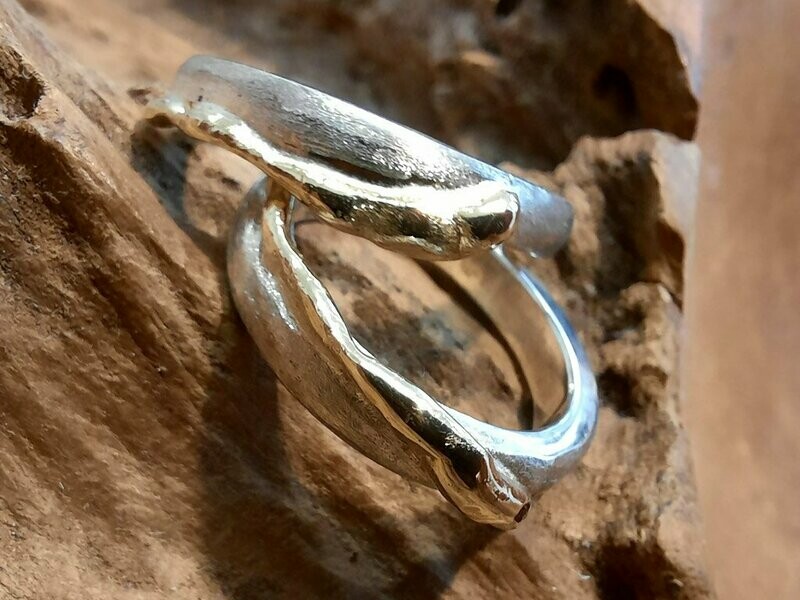 Partnerringe Silber und Gold