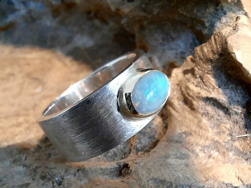 Schlichter, eleganter Silberring