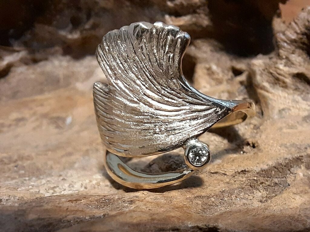 Ring "Ginkgoblatt"