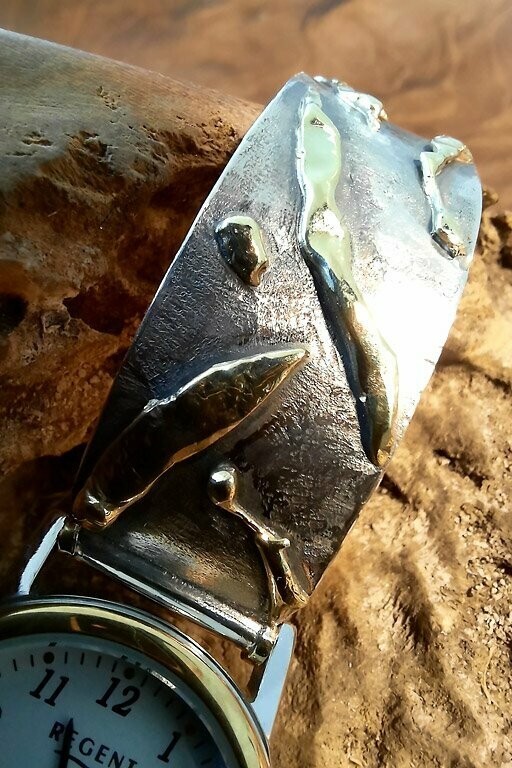 Uhrarmband 'Silber und Gold' Uhrarmband 'Silber und Gold'