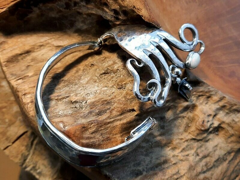 Gabel mit Opal