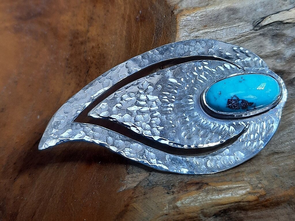 Lesezeichen mit Türkis